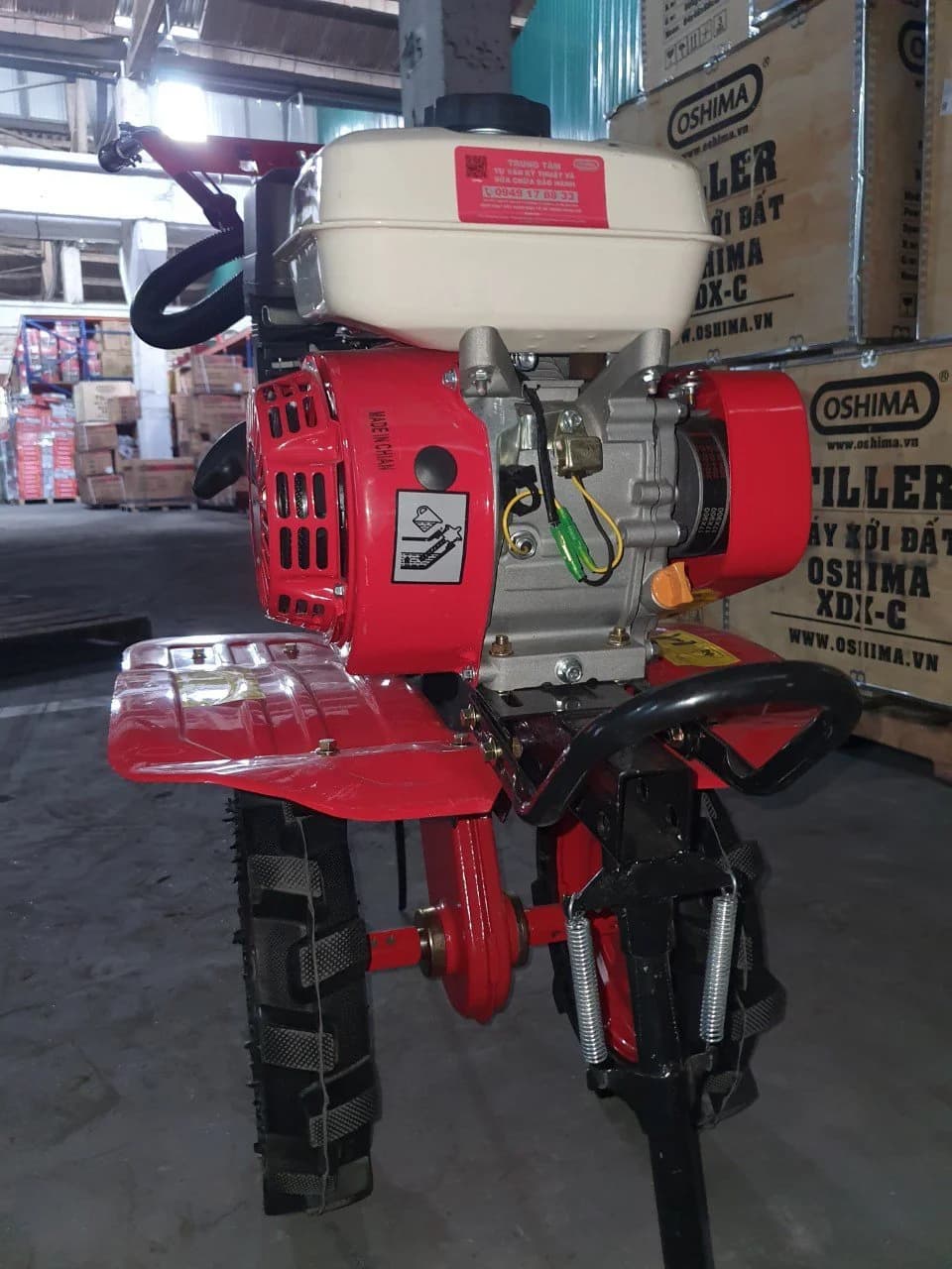 Máy Xới Đất Oshima XDX-C 7.0HP Đỏ 4 Thì Chính Hãng – Giải Pháp Làm Đất Hiệu Quả - Góc nhìn 8