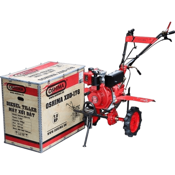 Máy Xới Đất Chạy Dầu 7HP Oshima XDD178 Chính Hãng | Giá Tốt Tại Điện Máy Tấn Lụa - Góc nhìn 2
